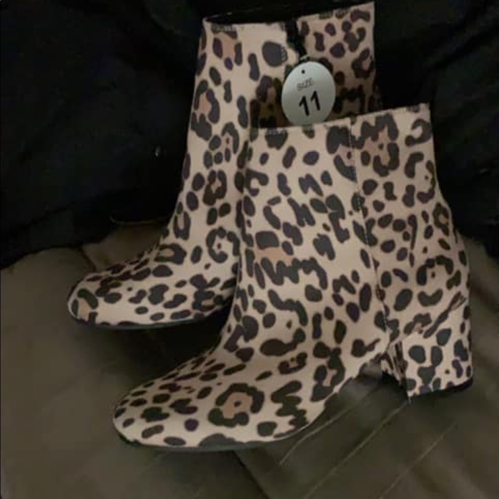 Cheetah booties